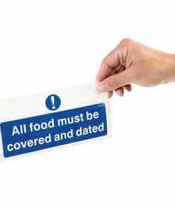 Best Pirce ❤️ Vogue Food Covered And Dated Sign ⭐ 6 Best Pirce ❤️ Vogue Food Covered And Dated Sign ⭐ -Cleaning & Janitorial Supplies Shop w193 inhand
