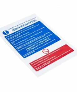 Outlet 🔔 Vogue Refrigerator Guidelines Sign 💯