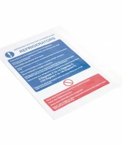 Outlet 🔔 Vogue Refrigerator Guidelines Sign 💯 6 Outlet 🔔 Vogue Refrigerator Guidelines Sign 💯 -Cleaning & Janitorial Supplies Shop w196 inpackaging