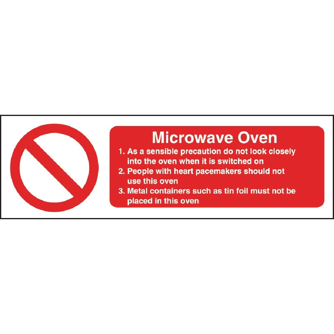 Buy ๐ฏ Vogue Microwave Oven Safety Sign ๐ 4 Buy ๐ฏ Vogue Microwave Oven Safety Sign ๐ - Image 4