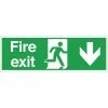 Best deal ✨ Vogue Fire Exit Sign Arrow Down ❤️