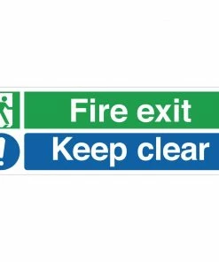 Best deal 🧨 Vogue Fire Exit Keep Clear Sign ✨