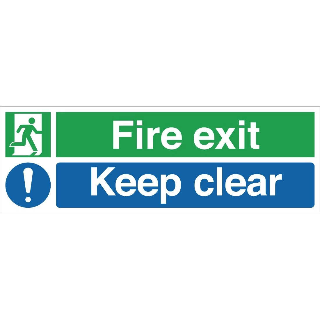 Best deal ๐งจ Vogue Fire Exit Keep Clear Sign โจ 1 Best deal ๐งจ Vogue Fire Exit Keep Clear Sign โจ