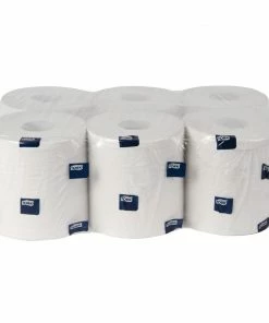Promo 🎁 Tork Centrefeed Wiper Dispenser Refill White (Pack Of 6) ✔️ -Cleaning & Janitorial Supplies Shop y042 tork cf white packf