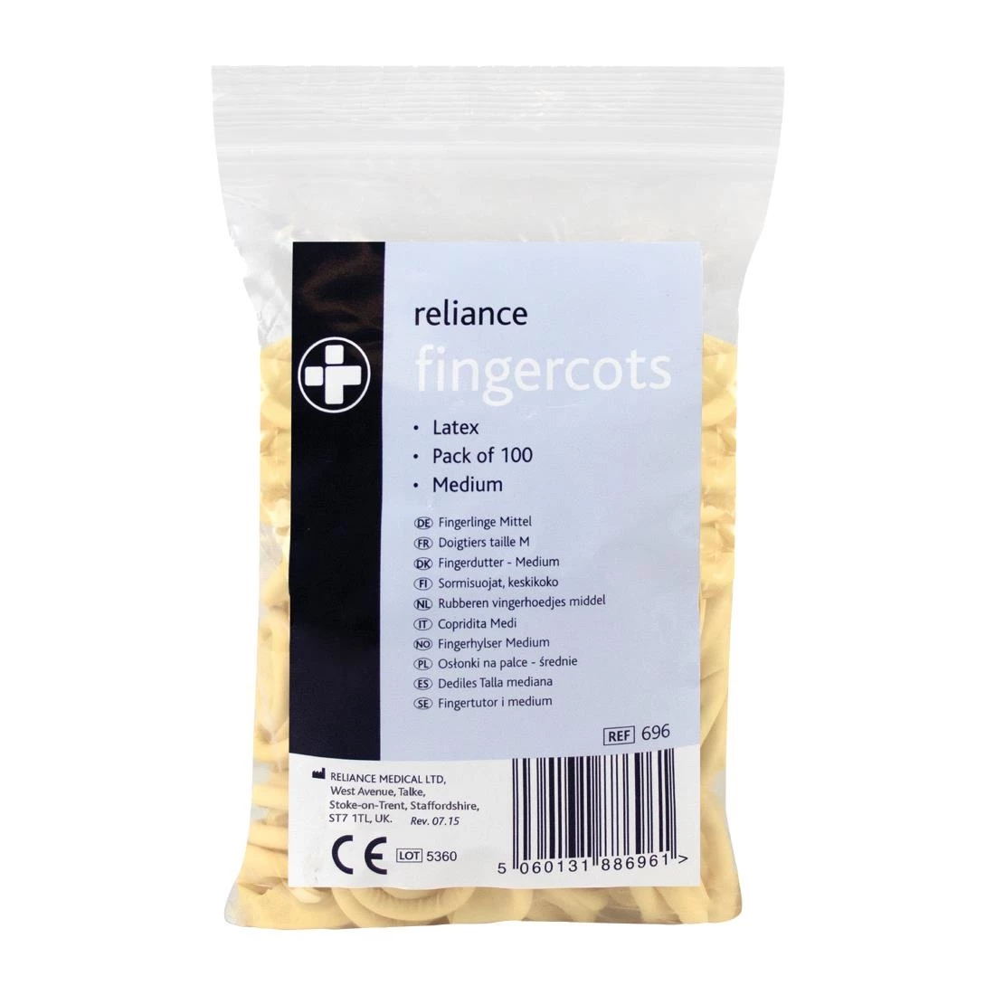 Outlet ✔️ Reliance Medical Rubber Finger Cots (Pack 100) 🤩 1 Outlet ✔️ Reliance Medical Rubber Finger Cots (Pack 100) 🤩