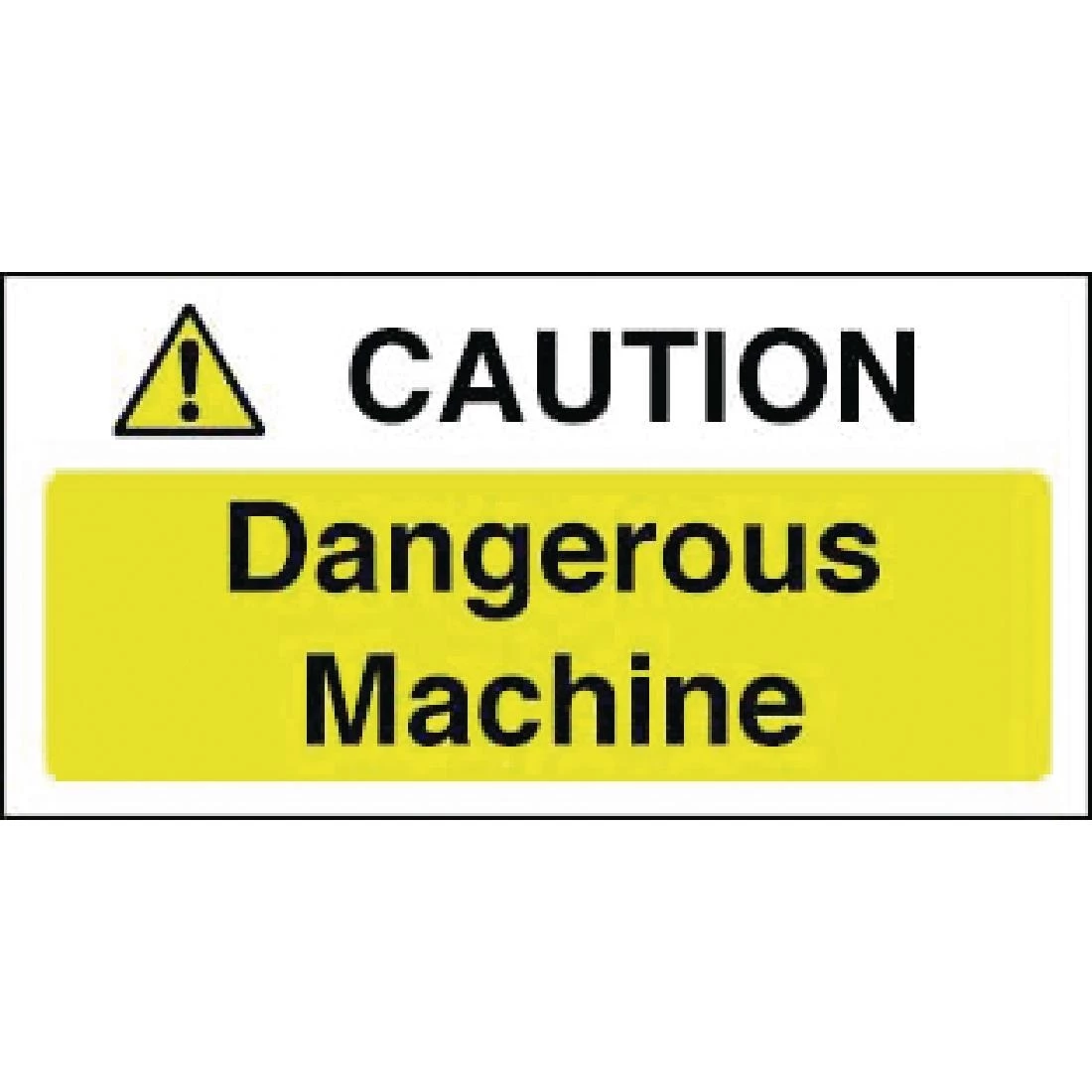 Brand new 🔥 Vogue Caution Dangerous Machine Sign 🎉 1 Brand new 🔥 Vogue Caution Dangerous Machine Sign 🎉