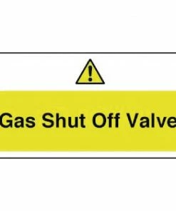 New 🥰 Vogue Gas Shut Off Valve Sign 🎉